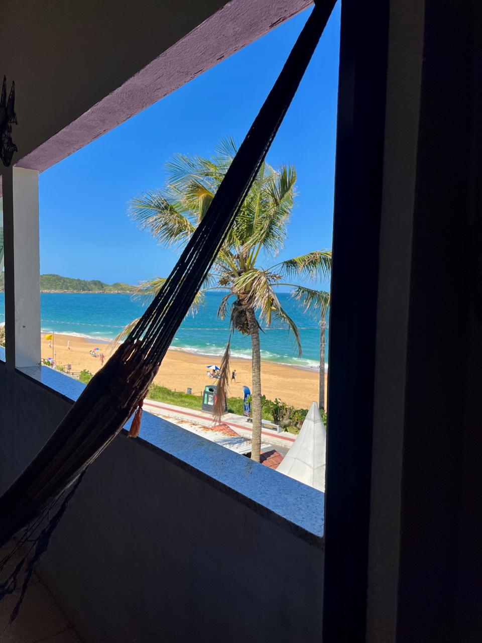 Vista para o mar da varanda